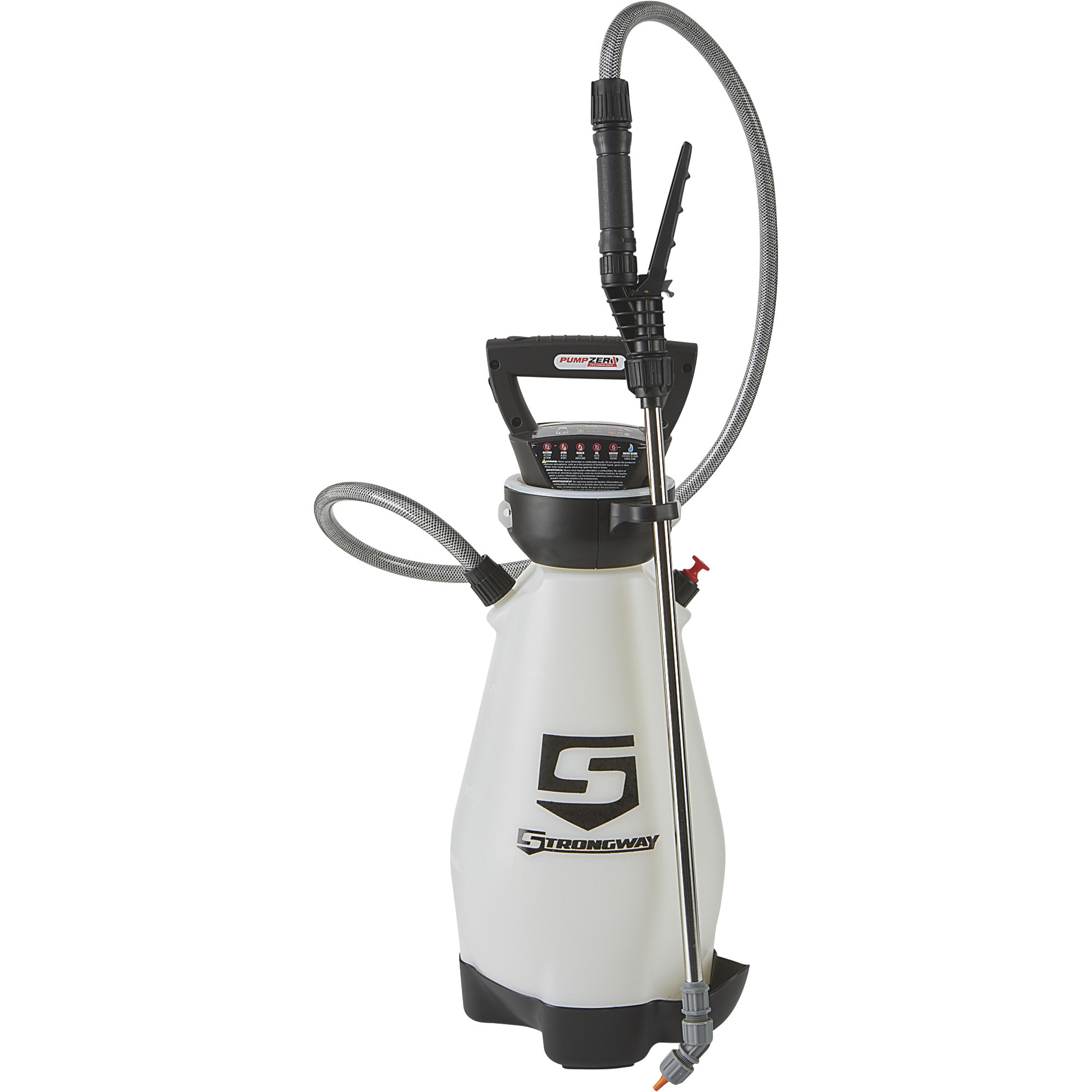 Strongway 2-Gallon, 7.2V Li-Ion Never Pump Sprayer Kit with Battery + Accessories